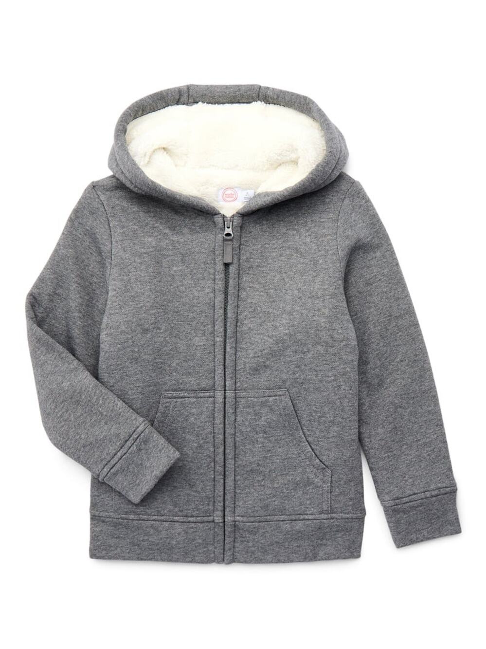 Wonder Nation Boys Kid-Tough Zip Hoodie - Small 6/7